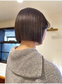 ぷつんと揃うタッセルボブ