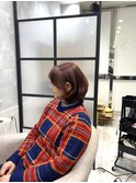 白髪ぼかし/白髪改善カラー/ショート/透明感カラー/脱白髪染め