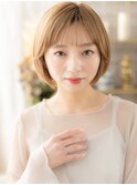 透明感金髪ハイトーンカラーこなれショートTc1川口20代30代40代