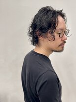 乾かすだけでキマる髪/メンズウェーブパーマヘア