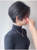 【morio原宿】丸みショート 黒髪ショート