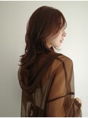 20代30代40代/ミディアムレイヤー×ブラウンカラー
