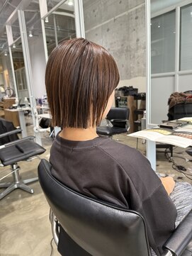 シールドヘアー 沖縄 新都心(C'LD Hair) 那覇美容室/おもろまち美容室/切りっぱなしボブ/ぷつっとボブ