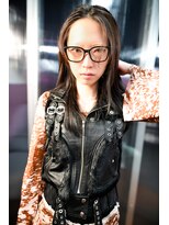 キジ(KIJI)&nbsp;フェイスレイヤー/レイヤー/ステップカット/黒髪ロング