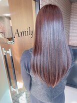 アミリー 成田飯田町店(Amily) 大人女子艶髪 ナチュラルロング ストレート重めロング
