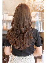 クレオメ 田町店(Cleome) デジタルパーマ前髪サイドバングロング薄めバングフェミニン美髪