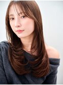 韓国小顔レイヤー×シースルーバング
