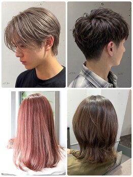 エルシスヘアー(Lc's Hair)の写真/【学割U24カット＋ケアカラー￥9,220～】透明感あるカラーにも挑戦できる♪