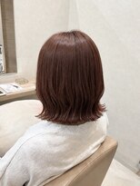ミューズ 守山店(MUSE)&nbsp;【MU-SE守山店】切りっぱなし外ハネボブ×暖色カラー