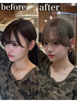 メラク 渋谷(Merak) 《顔まわり》小顔見えNo.1!垢抜ける顔まわりレイヤーカット