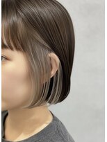 アドラーブル 長岡新保店(adorable) インナーカラー×小顔ショートボブ大人可愛い似合わせカラー♪