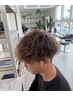 【メンズトレンド】膨らみを抑えた無造作ヘア◎波巻きスパイラル+カット+TR