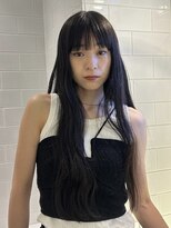 アビー 福岡天神(ABBEY) ロングヘアレイヤーカット前髪カット髪質改善トリートメント