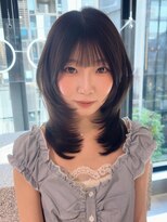 オモチャ 銀座(OMOCHA)&nbsp;韓国風ミディアムレイヤー/ダークブラウン