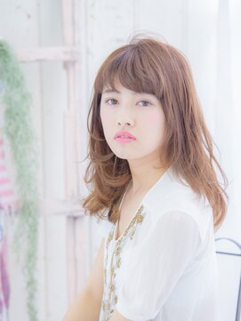 ネオリーブアオバ 高田馬場店(Neolive aoba) 小顔ヘア★大人ヌーディーカラー　高田馬場　美容室