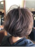 ふんわりレイヤ-ボブ