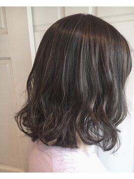 エイト 沖縄豊崎店(EIGHT toyosaki) 【EIGHT 豊崎】お客様スタイル_斜めバング３Dカラー