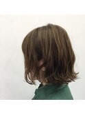 【favori 自由が丘】柔らかベージュボブ