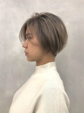 エイト ヘアサロン 渋谷本店(EIGHT) シアブロンドミルクティー_ハンサムショート_新田 廉_0084