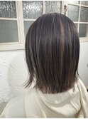 畠山雄大　外ハネボブスタイル・シャドールーツカラー