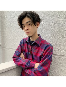 エストアール フクオカ 福岡博多店(est-r. Fukuoka) センターパート/ニュアンスパーマ/博多