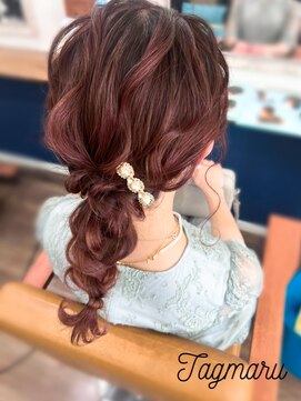 タグマル ナチュラルウエーブの編みおろし☆