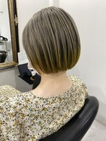 ザ アクネ 岡崎竜美丘店(THE ACNE)&nbsp;☆ミルクティーベージュ_ハイトーン_裾カラー