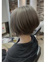 エピス 麻生1号店(epice)&nbsp;透明感抜群グレージュカラー×くびれショートボブ
