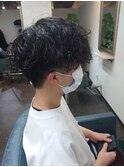 カジュアルパーマ_ショート_メンズ_【東久留米3】