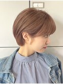30代40代大人女性/前髪なしショートボブ/ショートヘア/髪質改善