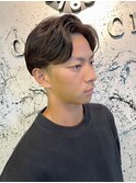 雰囲気◎2ブロック刈り上げセンターパート☆マッシュパーマ