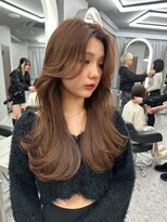 リリー(Lilley)&nbsp;松岡宏海韓国ヘア/韓国風ヘア/顔まわり/レイヤー/前髪/天神/当日