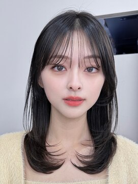 サンド 名古屋(sand) 韓国風/インナーカラー/縮毛矯正髪質改善/顔まわり/レイヤー