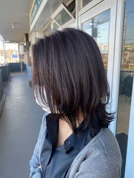 ワンクリエーション(ONEcreation) イメチェン/レッドブラウン/フルバング/似合わせカット/愛甲石田