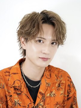 オーシャントーキョー 心斎橋(OCEAN TOKYO WEST) 波巻きパーマツイストスパイラルパーマセンターパートウルフ