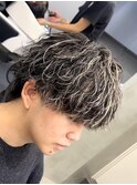 シャドウパーマ波巻きスパイラルパーマウルフパーマ