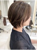 大人ショートボブ