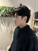 癖毛をいかしたメンズ韓国ヘア