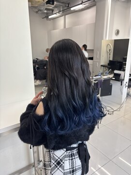 アライブ ハラジュク(ALIVE harajuku) 【ALIVE 夕貴】ブルーグラデーションカラー