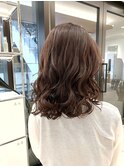 コテ巻き風パーマ 武蔵小杉 ミディアム