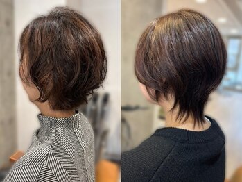 ヘア ルーナ バイ アプリーレ(hair lune by Aprire)の写真/似合うを追求したショートスタイルで大人可愛く！色っぽく女っぽい、こなれ感あるショートorボブに決まり♪
