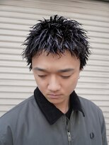 メンズグルーミングナンバーナイン(MEN'S GROOMING NUMBER NINE)&nbsp;スパイキーショート/メンズパーマ/【早田隼哉】