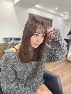 ハピネス クローバー 八木店(Happiness CLOVER) 髪質改善トリートメント 顔周りレイヤー