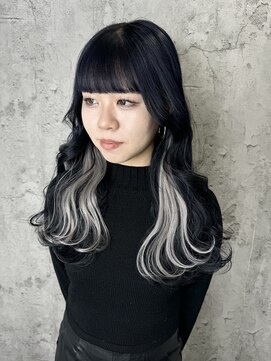 ルーツアイリー 心斎橋(ROOTS IRIE) 10代20代30代ブルーブラックホワイトカラーインナーエクステ