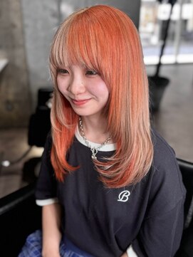 ガガ バイ ラシルフィード(GAGA by lasylphide) オレンジ×ベージュ☆