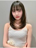 【MINX】くびれヘア＋くすみベージュハイライトカラー_表参道