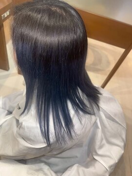 エプリ(epris) グレー×ブルー