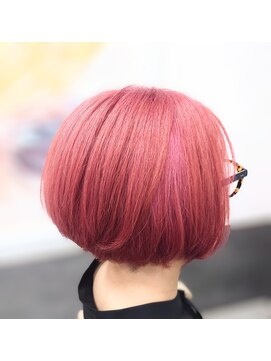 イリエヘア 川口(irier hair) ビビッドピンク