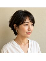 スープレックス ヘアーデザイン(SOUPREX HAIR DESIGN)&nbsp;美フォルムふんわりショートボブ　20代 30代 40代 50代 60代