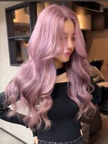 サニー 渋谷(SUNNY) ラベンダーピンクベージュ、ハイライト、ダブルカラー、